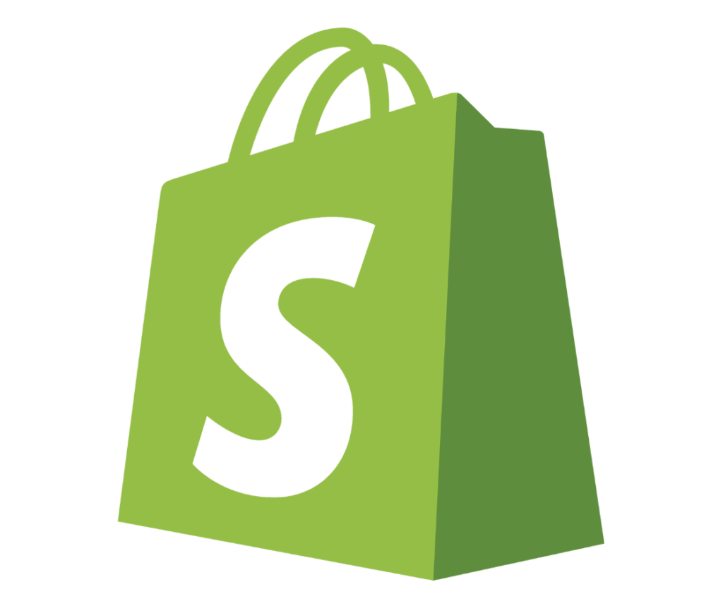 shopify logo ilustration